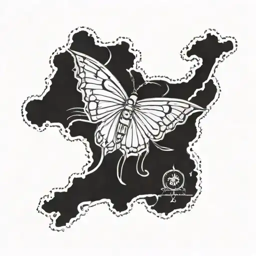 postage stamp tattoo design, ankara tattoo design idea