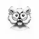 Benson regular show cursed tattoo design idea