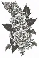 area code 405 to area code 760 tattoo design idea