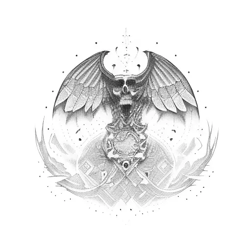 estoicism philosophy tattoo design idea