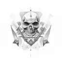 estoicism philosophy tattoo design idea