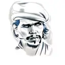 Che Guevara portrait tattoo design idea