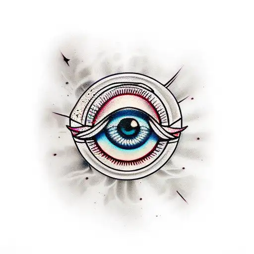 Evil Eye tattoo design idea
