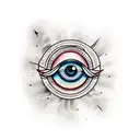 Evil Eye tattoo design idea