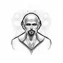 lonely man back tattoo tattoo design idea