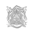 postal stamp whistler-british columbia tattoo design idea