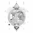 lifeline morse code tattoo design idea