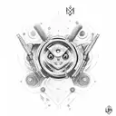 lifeline morse code tattoo design idea