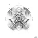 lifeline morse code tattoo design idea