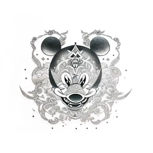 Mickey assassin tattoo design idea