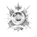 astral map: Sun in Sagittarius; moon in Aries;  mercury in Sagittarius; Capricorn in Venus; Libra in mars  tattoo design idea