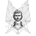 stoicism and icarus tattoo design idea