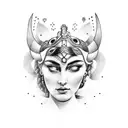 Create a tattoo design that incorporates Hera's role as the goddess of marriage and family, using imagery such as a peac tattoo design idea