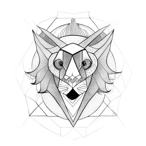 Géminis, libra y leo tattoo design idea