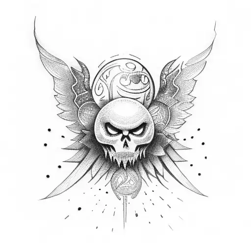 Fenix hatching egg tattoo design idea