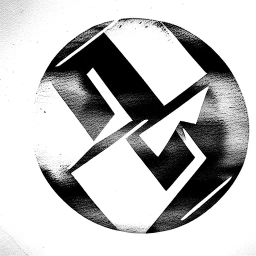 linkin park logo with japanese tattoo design idea
