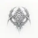 celtic banshee tattoo design idea