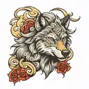 wolf in sheep skin tattoo design idea