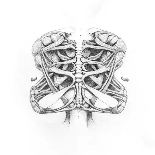 scoliosis tattoo design idea