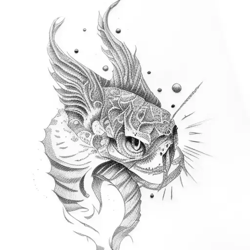 hand tattoo design idea