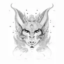 Main de fatima tattoo design idea