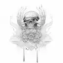 hand tattoo design idea