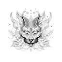 hand tattoo design idea