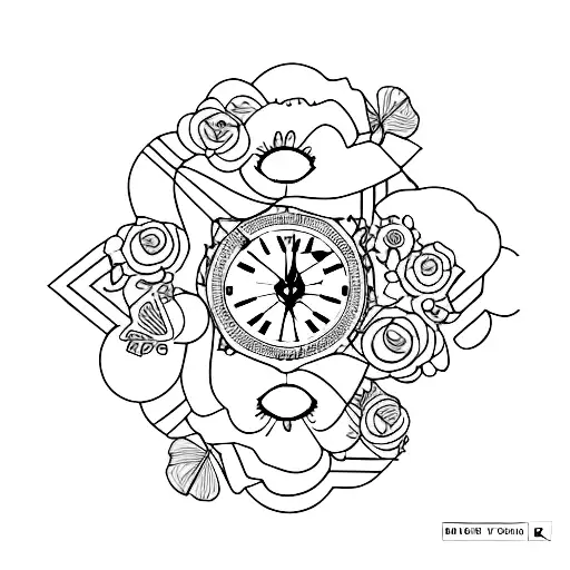 cuba square 5 tattoo design idea