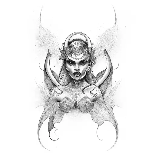 lilith tattoo design idea