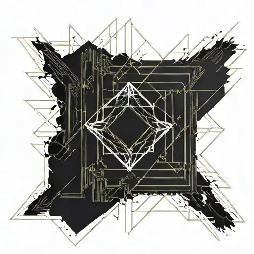 Electrical ground symbol tattoo design idea