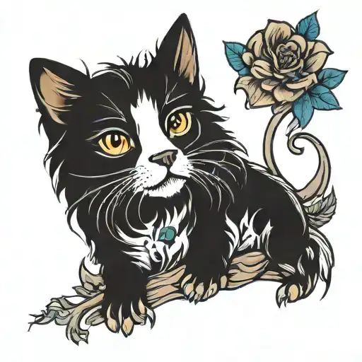 pure life tattoo design idea