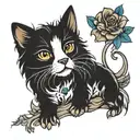 pure life tattoo design idea