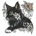 pure life tattoo design idea