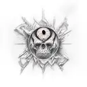 Deadly Vanity Sin tattoo design idea