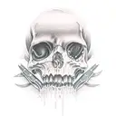 Deadly Vanity Sin tattoo design idea