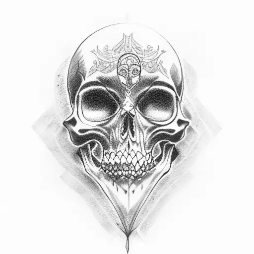 memento mori tattoo design idea