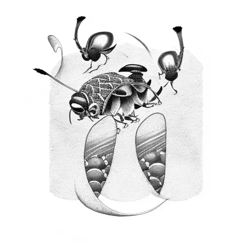 killer bee from Boston tattoo design idea