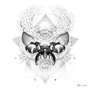 killer bee from Boston tattoo design idea