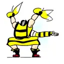 killer bee from Boston tattoo design idea