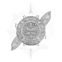 Polynesian  tattoo design idea