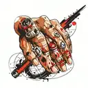 wedding ring finger tattoo design idea