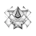 illuminati tattoo design idea