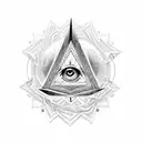 illuminati tattoo design idea