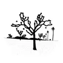 Joshua tree tattoo design idea