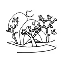 Joshua tree tattoo design idea