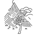 Joshua tree tattoo design idea