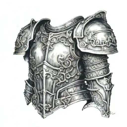 pauldron armour tattoo design tattoo design idea