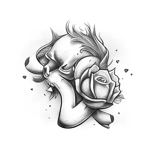 Valentine's Day flash set tattoo design idea