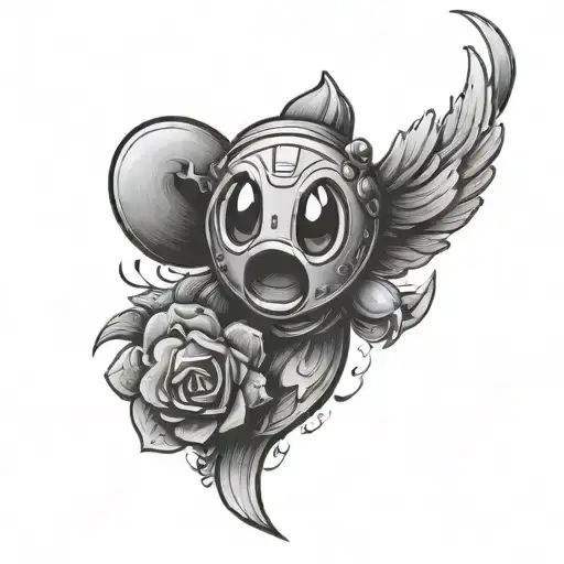 kirby tattoo design idea