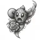 kirby tattoo design idea